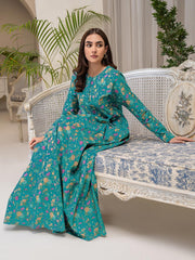 Limelight Summer Unstitched Printed Lawn 1Pc Shirt U3351 Ferozi