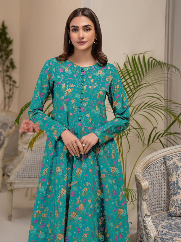 Limelight Summer Unstitched Printed Lawn 1Pc Shirt U3351 Ferozi
