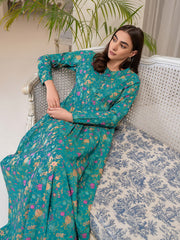 Limelight Summer Unstitched Printed Lawn 1Pc Shirt U3351 Ferozi