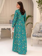 Limelight Summer Unstitched Printed Lawn 1Pc Shirt U3351 Ferozi