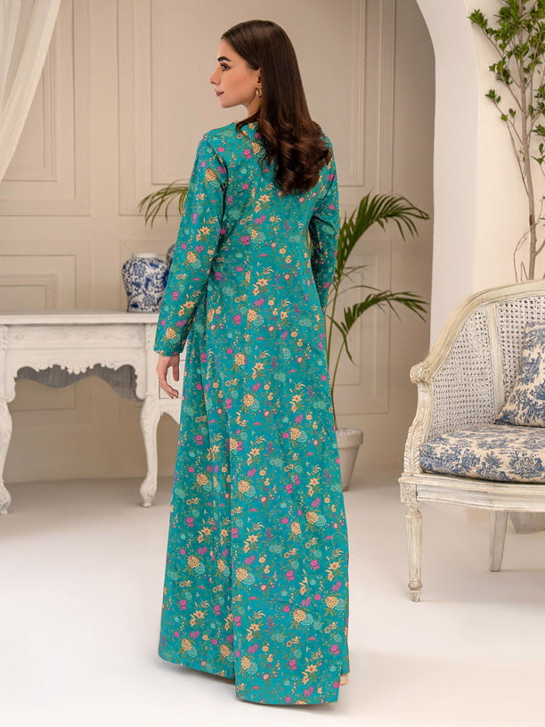 Limelight Summer Unstitched Printed Lawn 1Pc Shirt U3351 Ferozi
