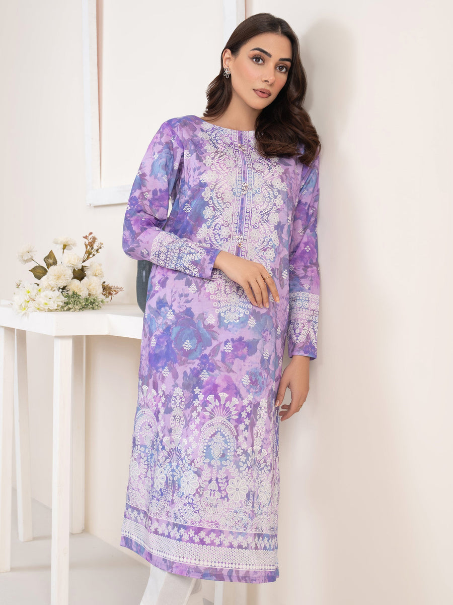 Limelight Summer Unstitched Printed Lawn 1Pc Shirt U3354 Lilac