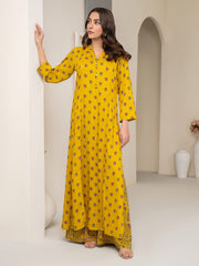 Limelight Summer Unstitched Printed Viscose Lawn 2Pc Suit U3358 Yellow