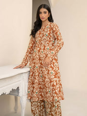 Limelight Summer Unstitched Printed Lawn 1Pc Shirt U3361 Brown