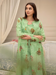 Limelight Summer Unstitched Printed Lawn 1Pc Shirt U3362 Turquoise