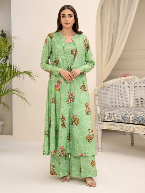 Limelight Summer Unstitched Printed Lawn 1Pc Shirt U3362 Turquoise
