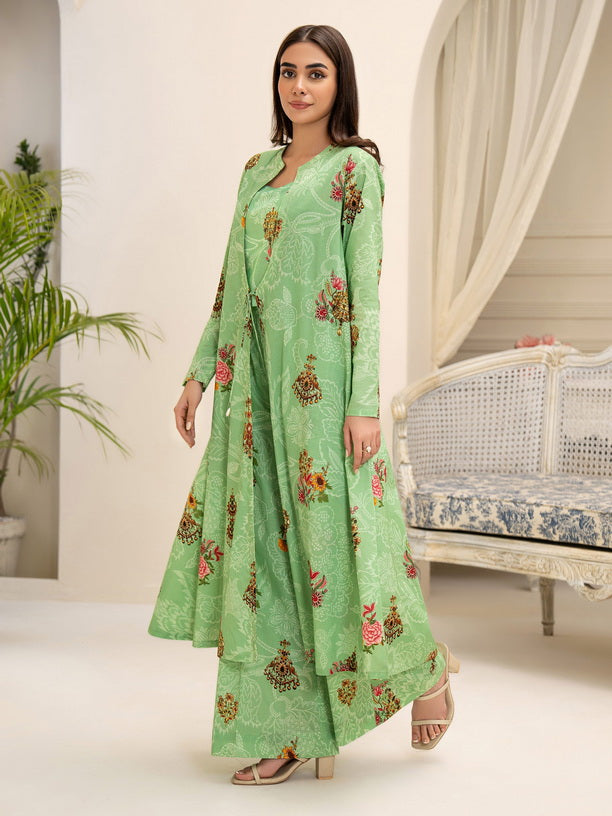 Limelight Summer Unstitched Printed Lawn 1Pc Shirt U3362 Turquoise