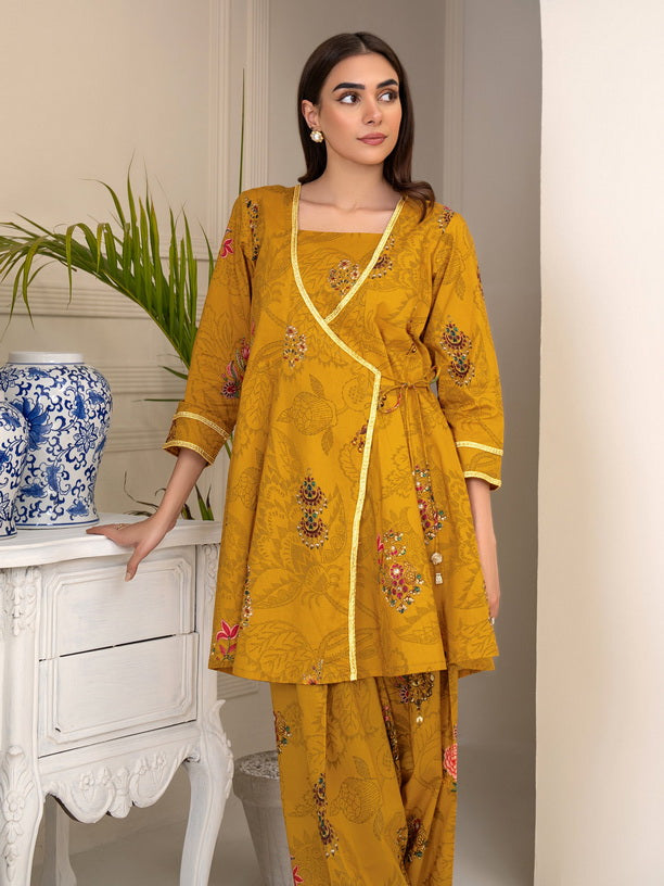Limelight Summer Unstitched Printed Lawn 1Pc Shirt U3362 Yellow
