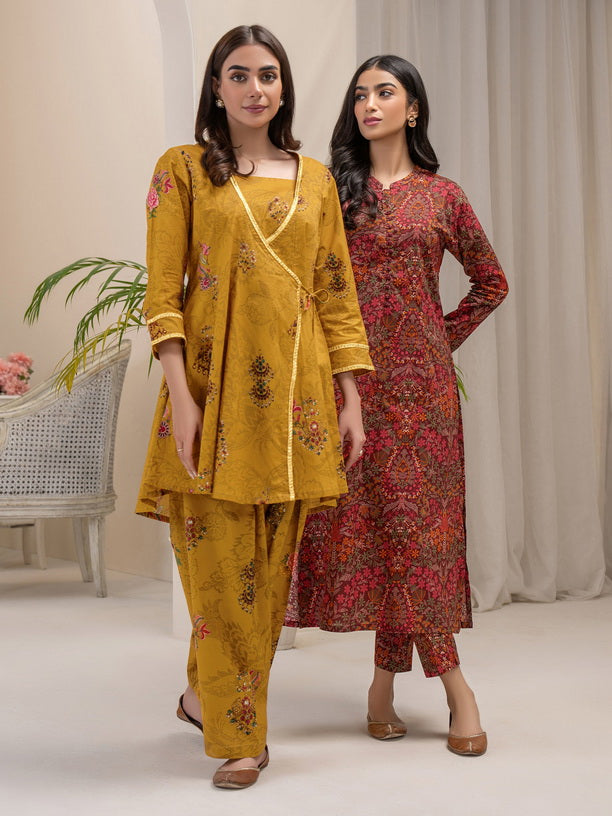 Limelight Summer Unstitched Printed Lawn 1Pc Shirt U3362 Yellow