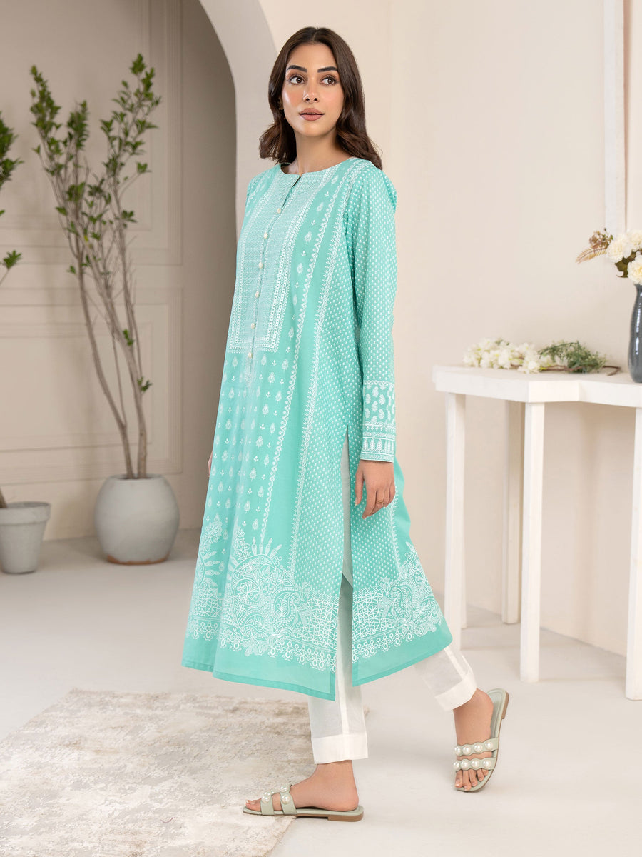 Limelight Summer Unstitched Printed Lawn 1Pc Shirt U3363 Sea Green