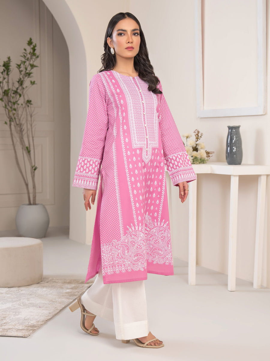 Limelight Summer Unstitched Printed Lawn 1Pc Shirt U3363 Pink