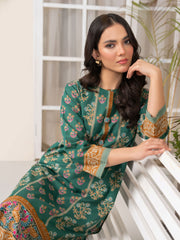 Limelight Summer Unstitched Printed Lawn 1Pc Shirt U3367 Green