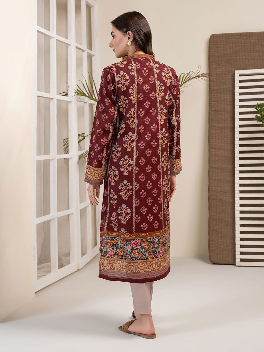 Limelight Summer Unstitched Printed Lawn 1Pc Shirt U3367 Maroon