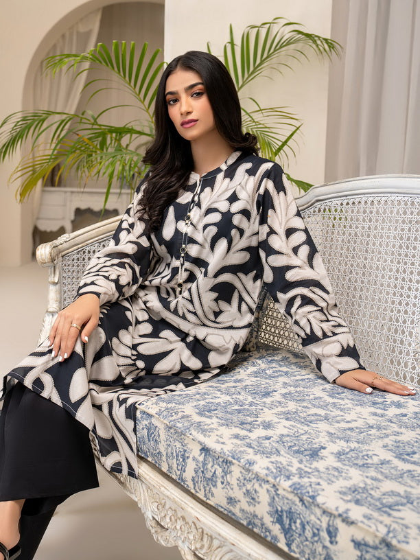 Limelight Summer Unstitched Printed Lawn 1Pc Shirt U3369 Black