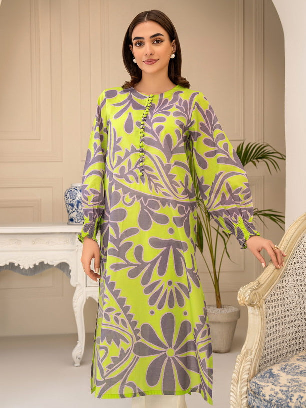 Limelight Summer Unstitched Printed Lawn 1Pc Shirt U3369 Green