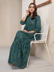 Limelight Summer Unstitched Printed Lawn 1Pc Shirt U3371 Blue
