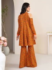 Limelight Summer Unstitched Printed Lawn 1Pc Shirt U3371 Orange