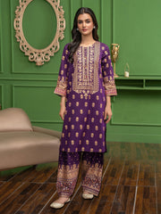 Limelight Summer Unstitched Printed Lawn 2Pc Suit U3381 Purple