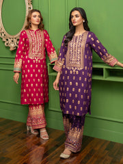 Limelight Summer Unstitched Printed Lawn 2Pc Suit U3381 Purple
