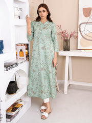 Limelight Summer Unstitched Printed Lawn 1Pc Shirt U3386 Turquoise
