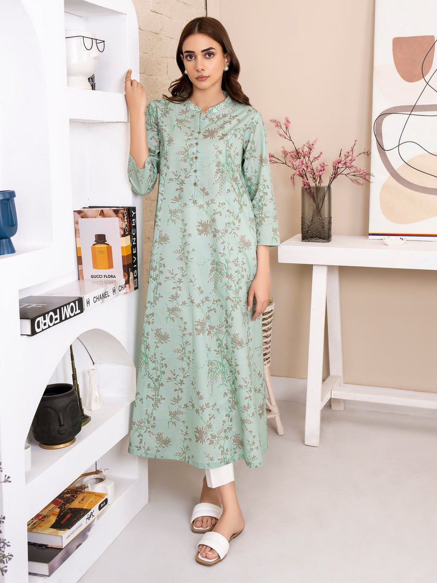 Limelight Summer Unstitched Printed Lawn 1Pc Shirt U3386 Turquoise