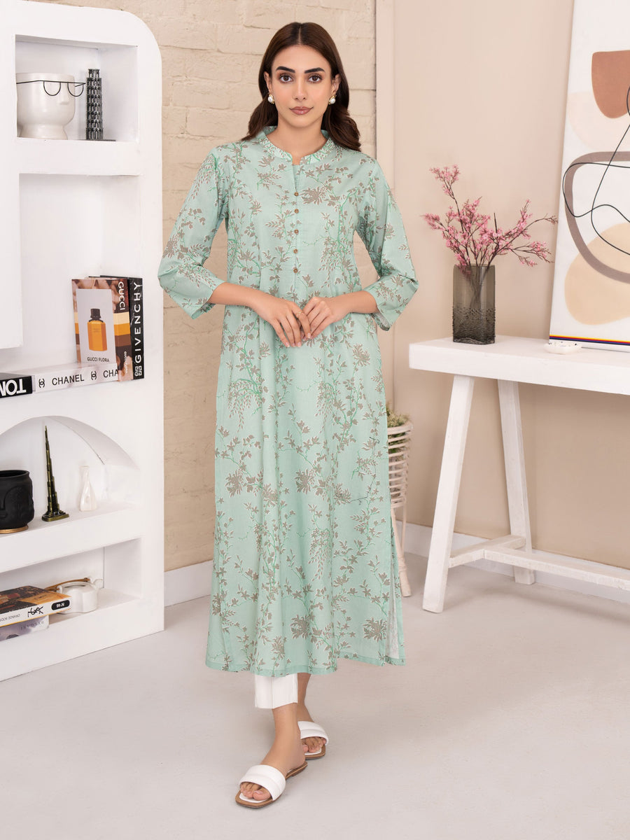 Limelight Summer Unstitched Printed Lawn 1Pc Shirt U3386 Turquoise