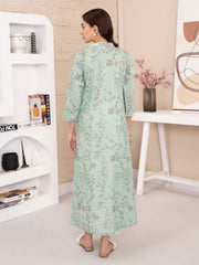 Limelight Summer Unstitched Printed Lawn 1Pc Shirt U3386 Turquoise