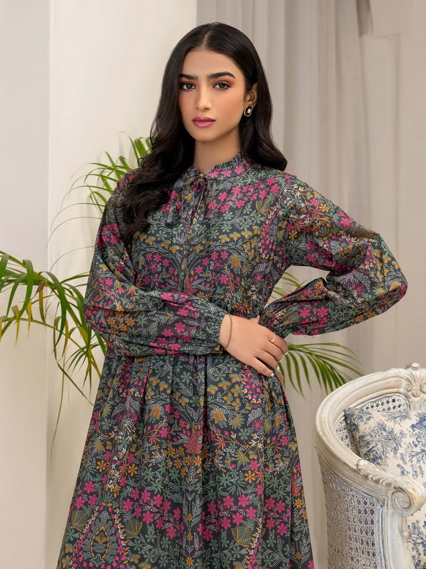 Limelight Summer Unstitched Printed Lawn 1Pc Shirt U3396 Grey