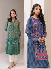 Limelight Summer Unstitched Printed Lawn 1Pc Shirt U3401 Blue
