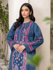 Limelight Summer Unstitched Printed Lawn 1Pc Shirt U3401 Blue