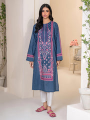 Limelight Summer Unstitched Printed Lawn 1Pc Shirt U3401 Blue