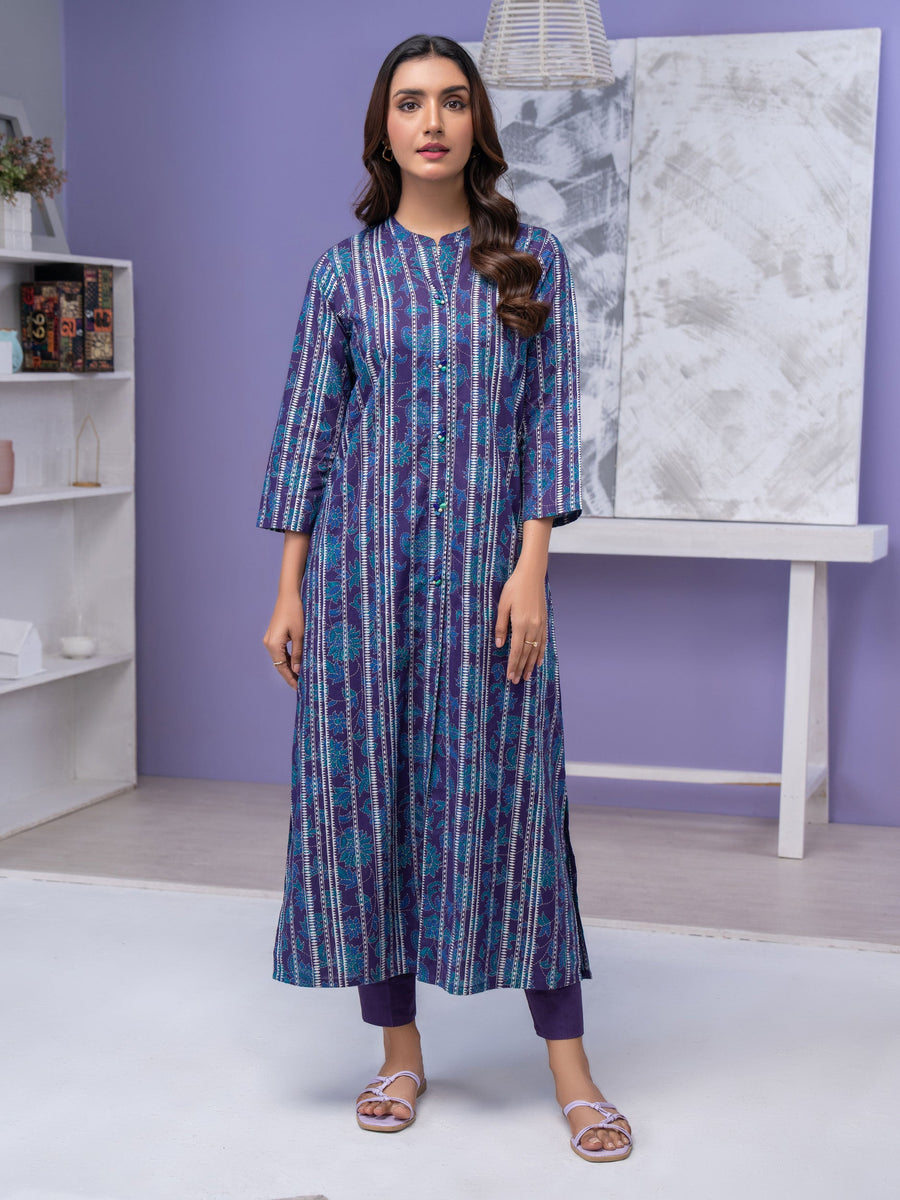 Limelight Summer Unstitched Printed Lawn 1Pc Shirt U3416 Purple