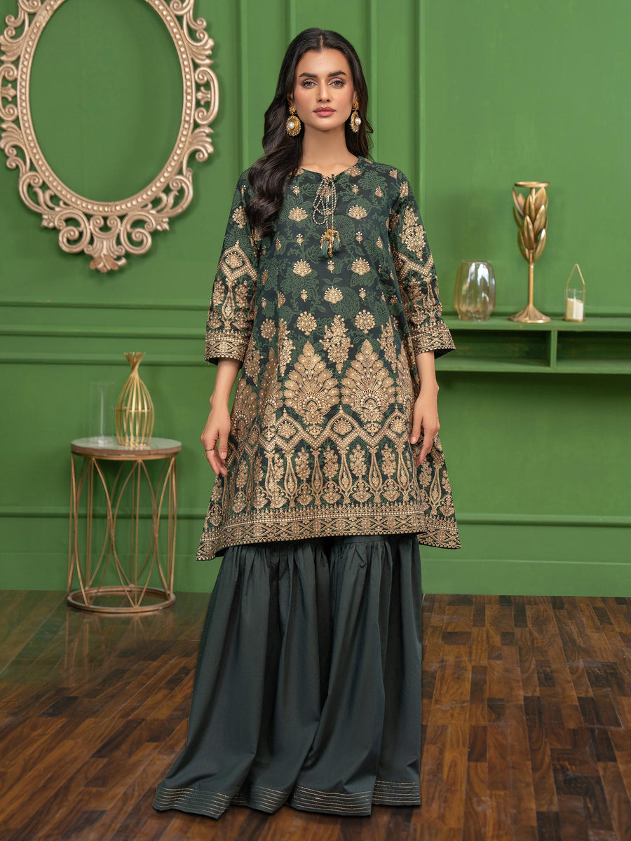 Limelight Summer Unstitched Printed Lawn 2Pc Suit U3419 Green