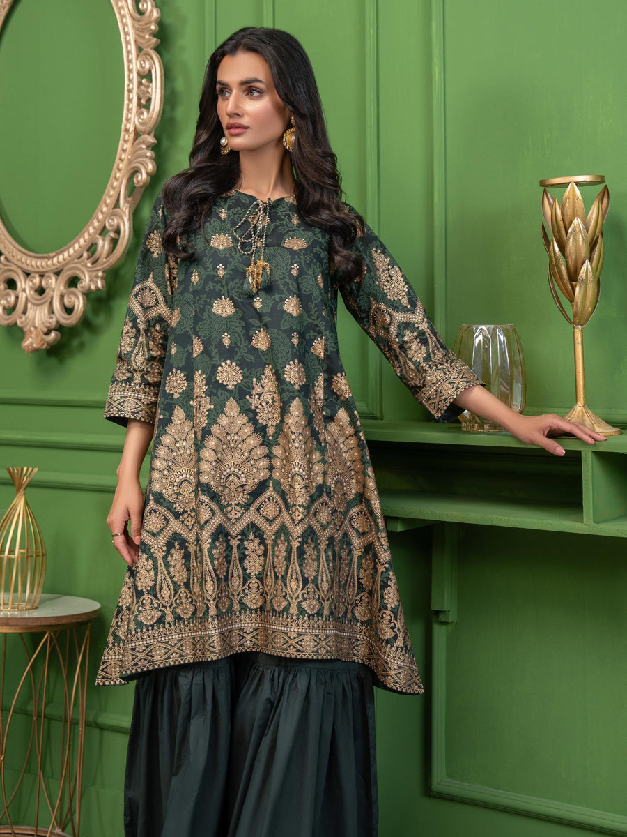 Limelight Summer Unstitched Printed Lawn 2Pc Suit U3419 Green