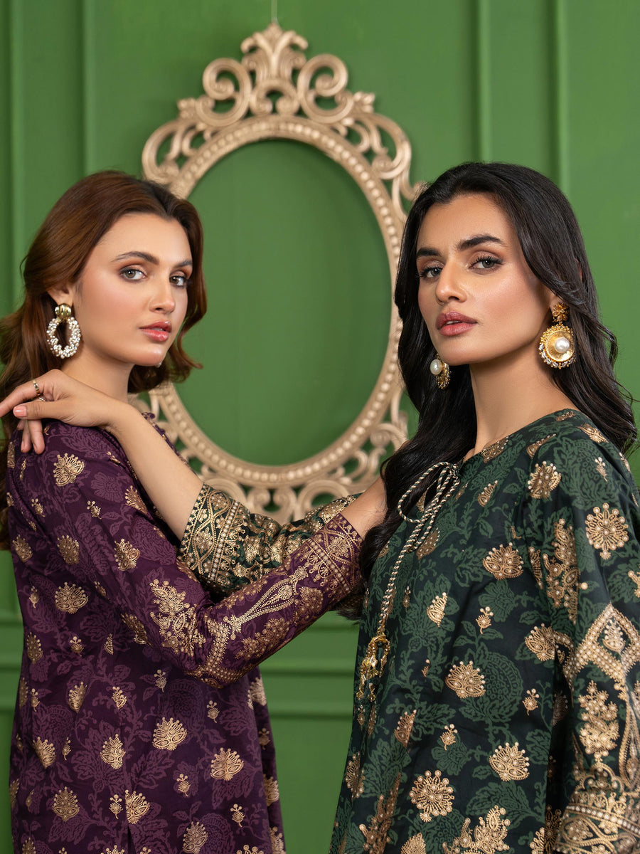 Limelight Summer Unstitched Printed Lawn 2Pc Suit U3419 Green