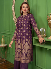 Limelight Summer Unstitched Printed Lawn 2Pc Suit U3419 Purple