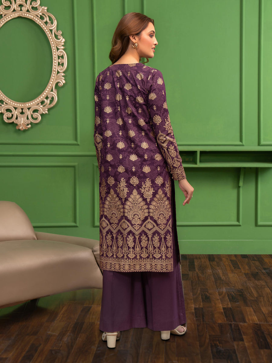 Limelight Summer Unstitched Printed Lawn 2Pc Suit U3419 Purple