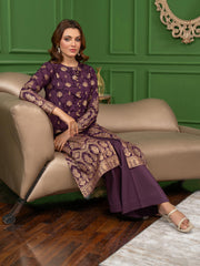 Limelight Summer Unstitched Printed Lawn 2Pc Suit U3419 Purple