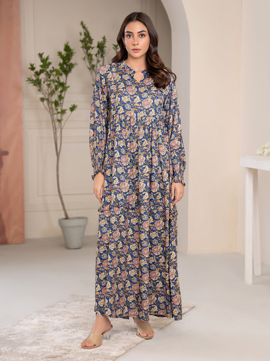 Limelight Summer Unstitched Printed Viscose Lawn 1Pc Shirt U3423 Blue