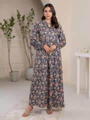 Limelight Summer Unstitched Printed Viscose Lawn 1Pc Shirt U3423 Blue