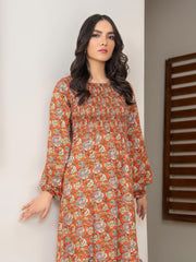 Limelight Summer Unstitched Printed Viscose Lawn 1Pc Shirt U3423 Orange
