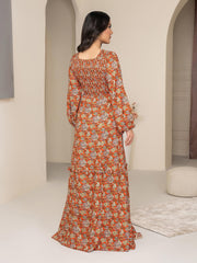 Limelight Summer Unstitched Printed Viscose Lawn 1Pc Shirt U3423 Orange