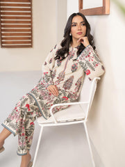 Limelight Summer Unstitched Printed Lawn 1Pc Shirt U3453 Beige
