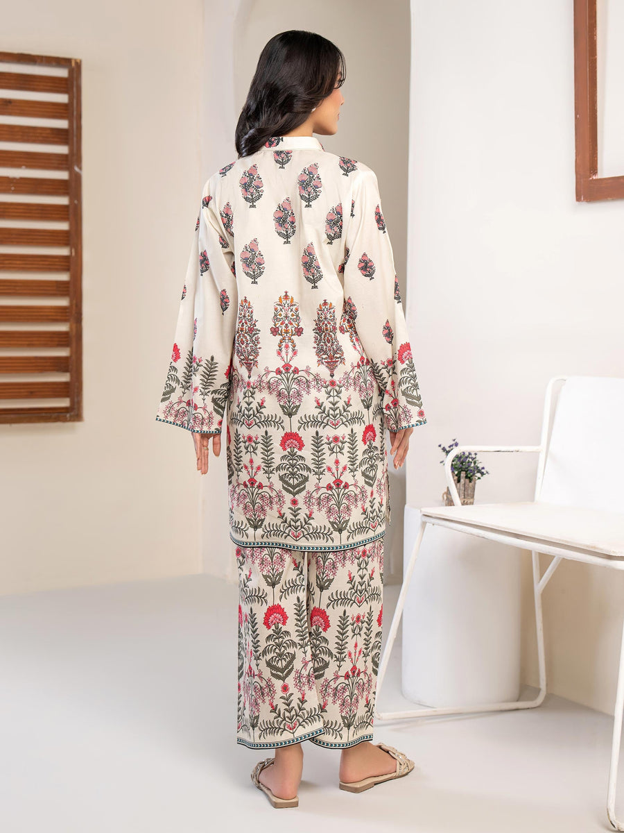 Limelight Summer Unstitched Printed Lawn 1Pc Shirt U3453 Beige