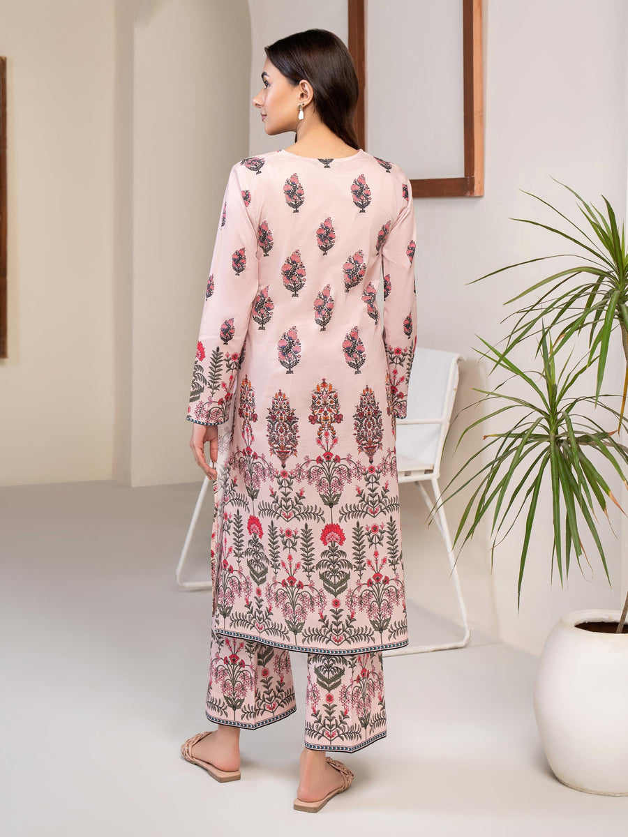 Limelight Summer Unstitched Printed Lawn 1Pc Shirt U3453 Pink