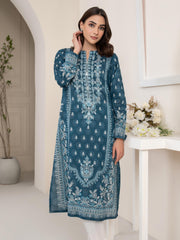 Limelight Summer Unstitched Printed Lawn 1Pc Shirt U3461 Teal