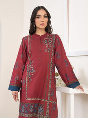 Limelight Summer Unstitched Printed Lawn 1Pc Shirt U3463 Maroon