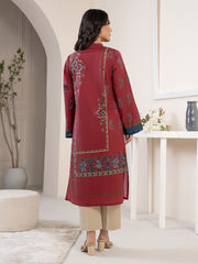 Limelight Summer Unstitched Printed Lawn 1Pc Shirt U3463 Maroon