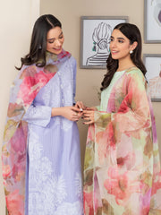 Limelight Summer Unstitched Printed Lawn 2Pc Suit U3468 Lilac