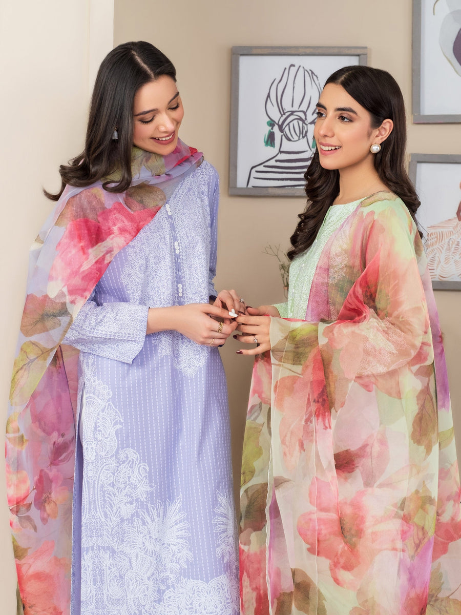 Limelight Summer Unstitched Printed Lawn 2Pc Suit U3468 Lilac